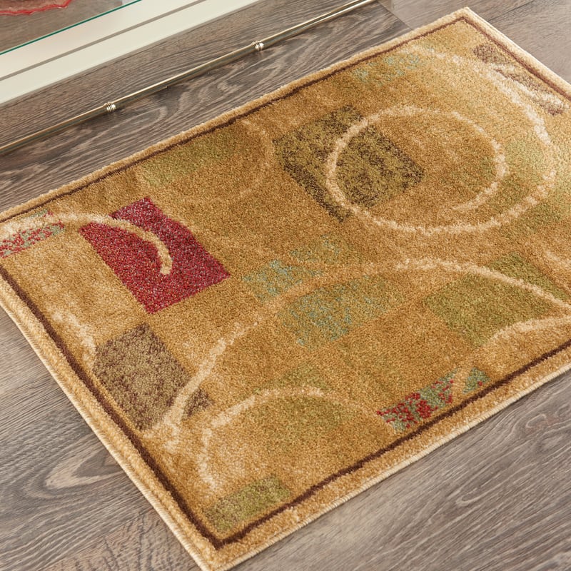 Nourison Expressions Geometric Abstract Cubist Area Rug