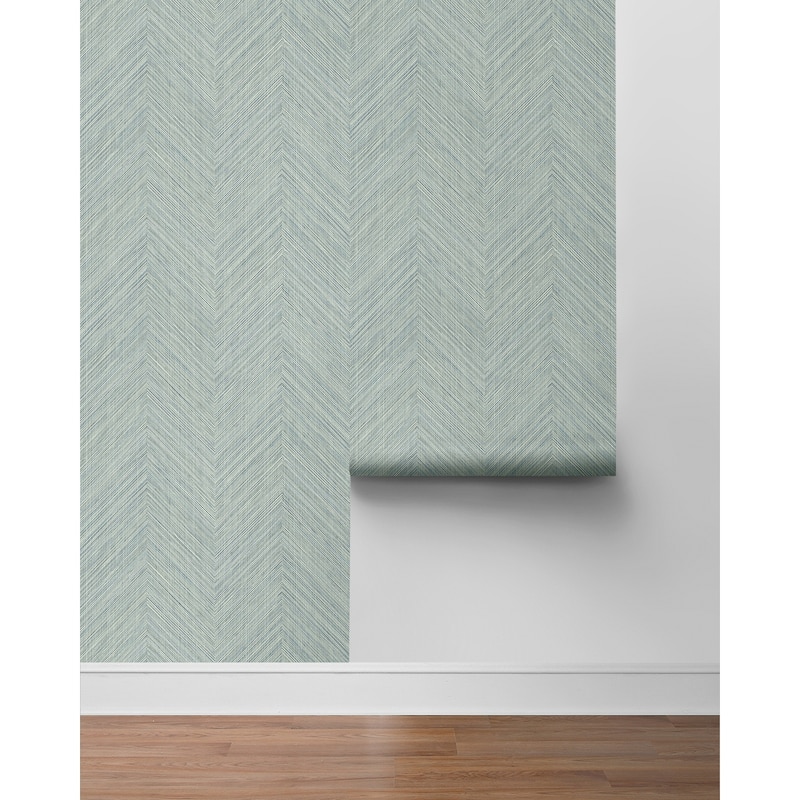 NextWall Chevron Stripe Peel and Stick Wallpaper