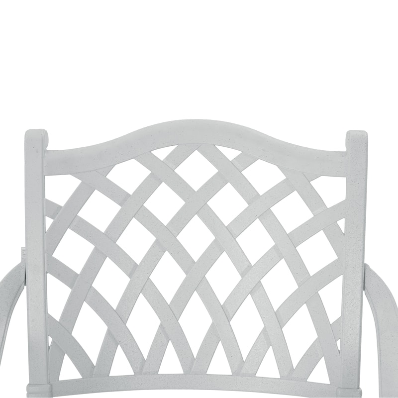 Clihome Cast Aluminum Patio Dining Chairs (Set of 2)