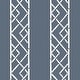 preview thumbnail 1 of 1, A-Street Prints Indigo Indigo Latticework Wallpaper