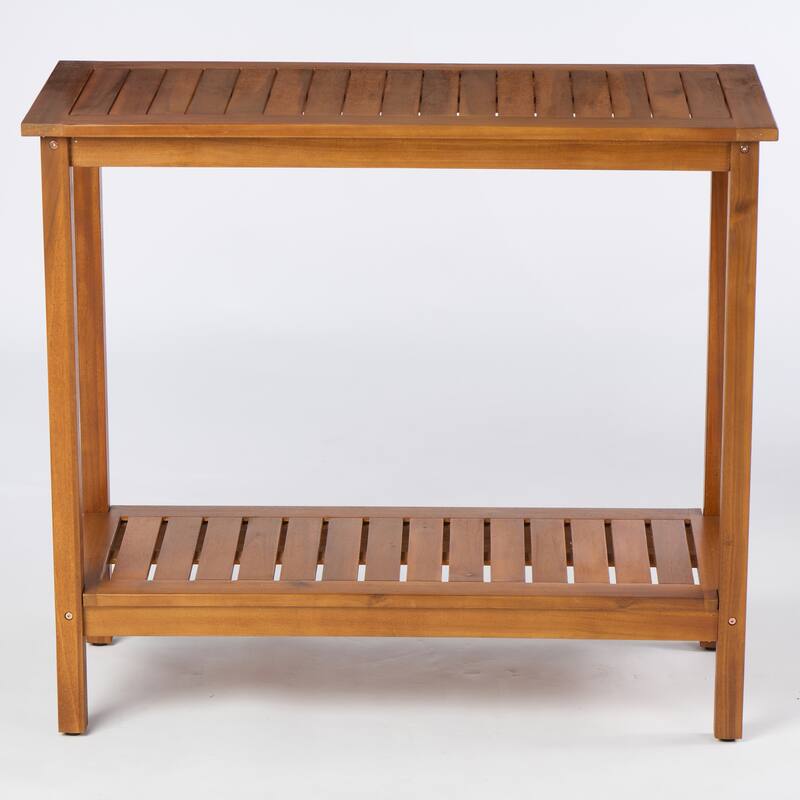 Acacia Wood Console Table