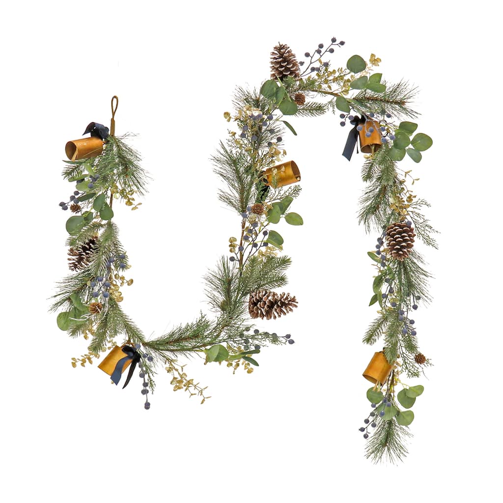 National Tree Company 9 ft. HGTV Home Collection Swiss Chic Garland - 9 ft