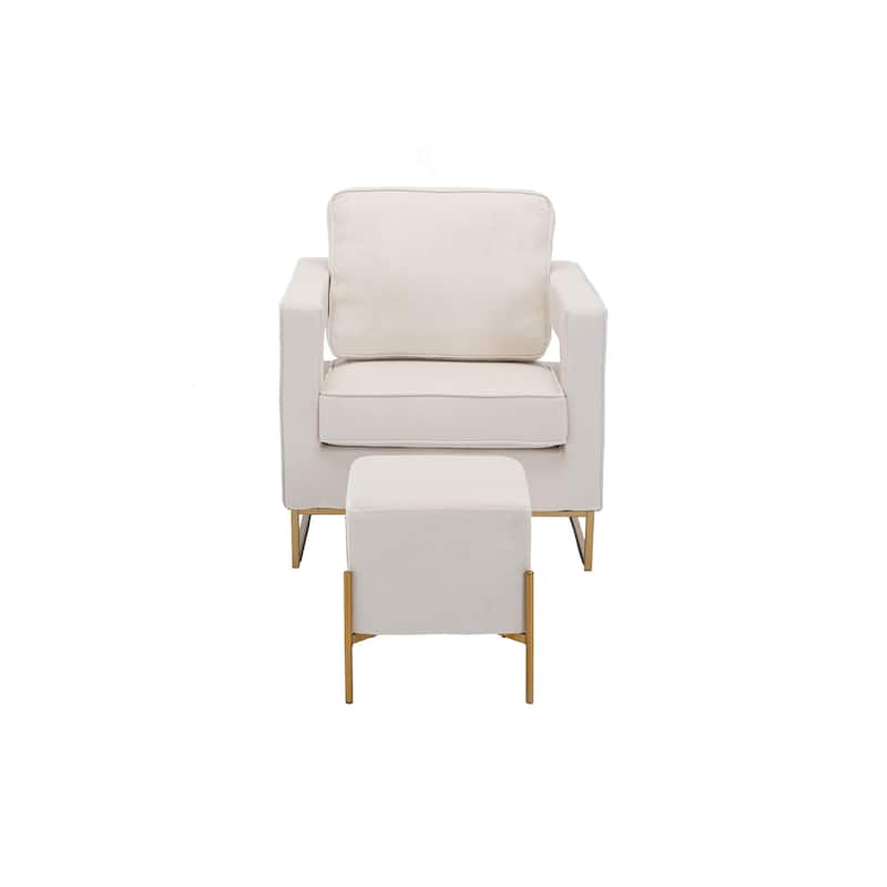 Carolina Living Larenta Upholstered Chair and Footrest