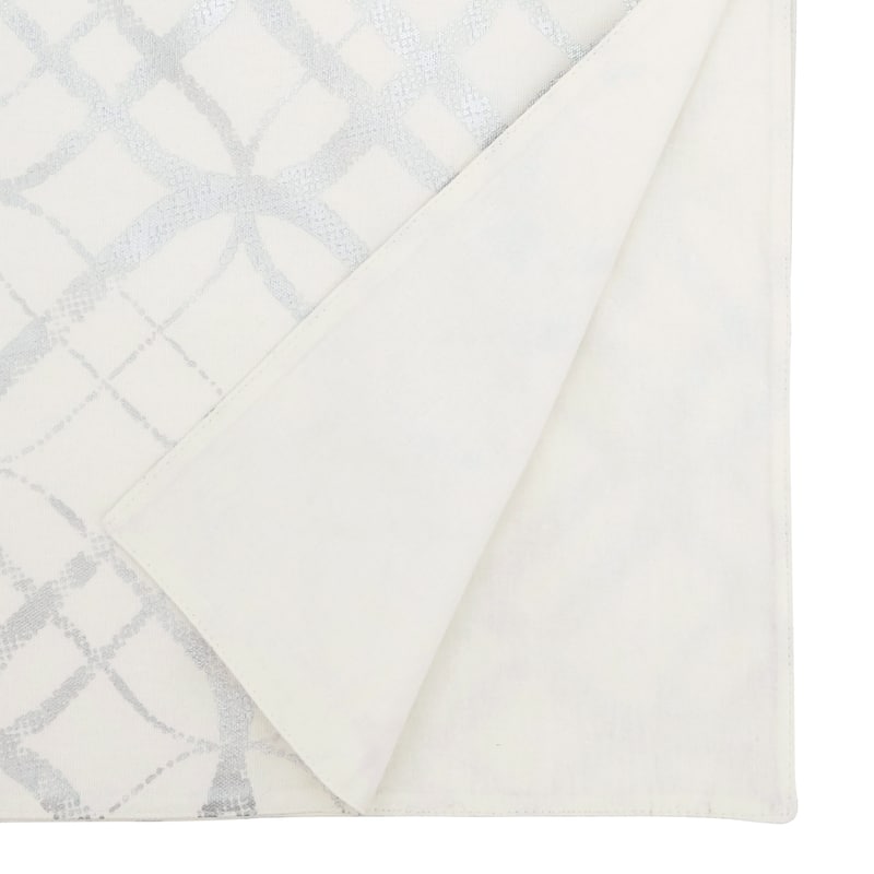 Elegant Metallic Foil Print Table Runner - 16"x72"