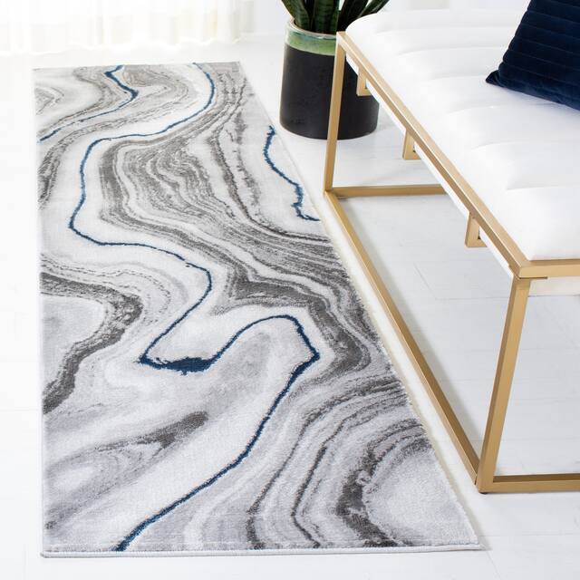 SAFAVIEH Craft Clytie Modern Abstract Marble Pattern Rug