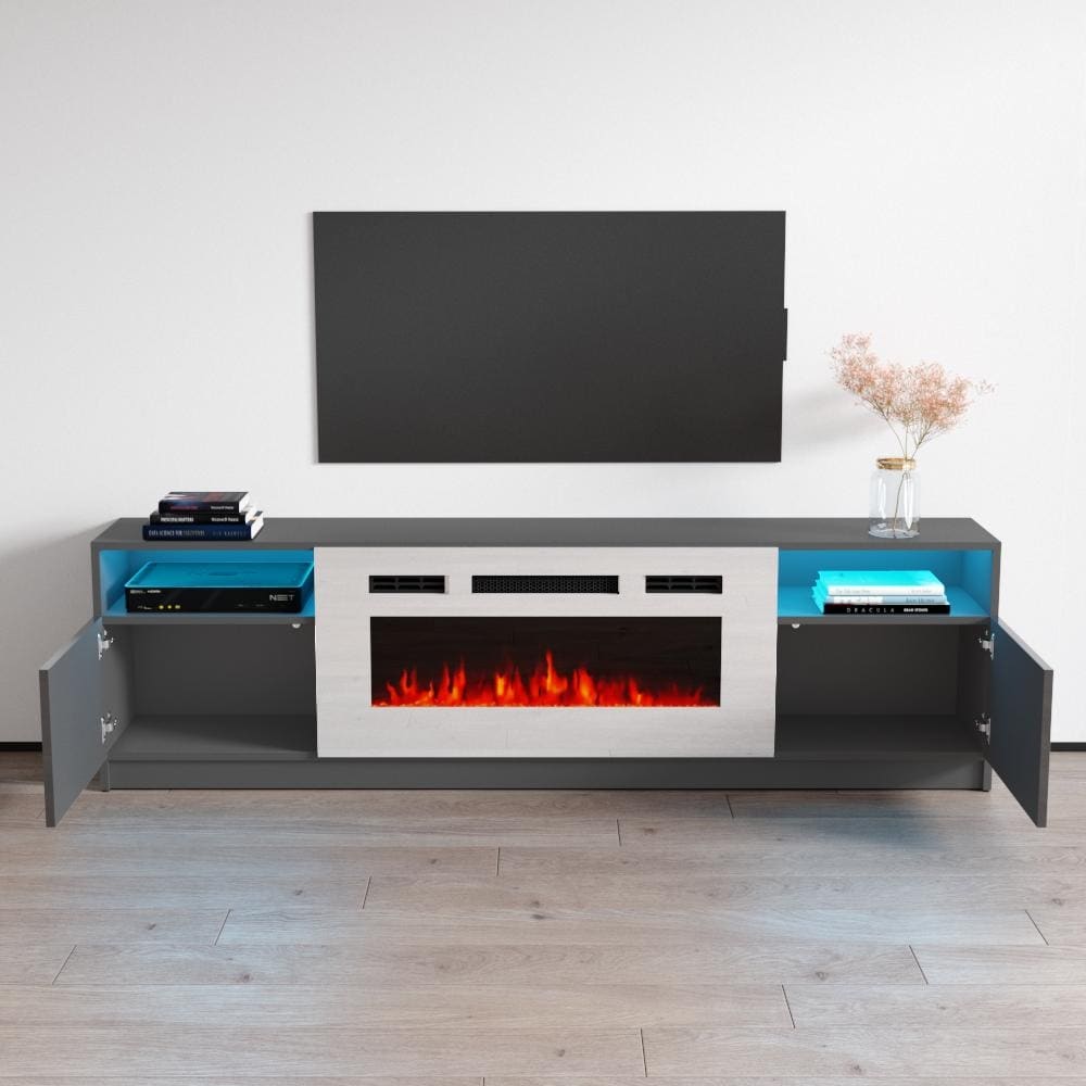 Strick Bolton Amsden Electric Fireplace TV Stand