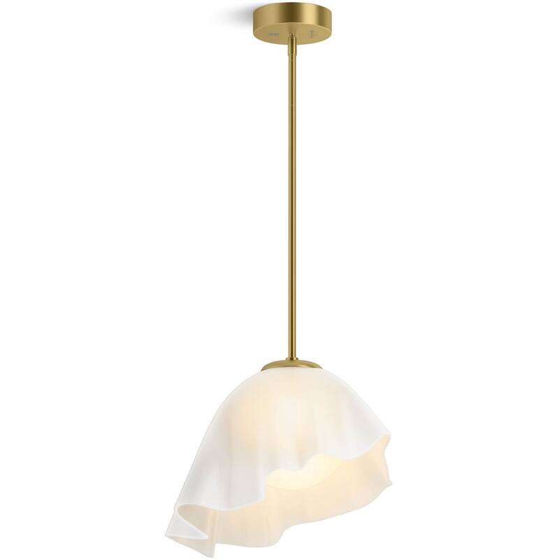 Kohler Lighting 32695-PELED Landshapes 15" Wide LED Abstract Pendant