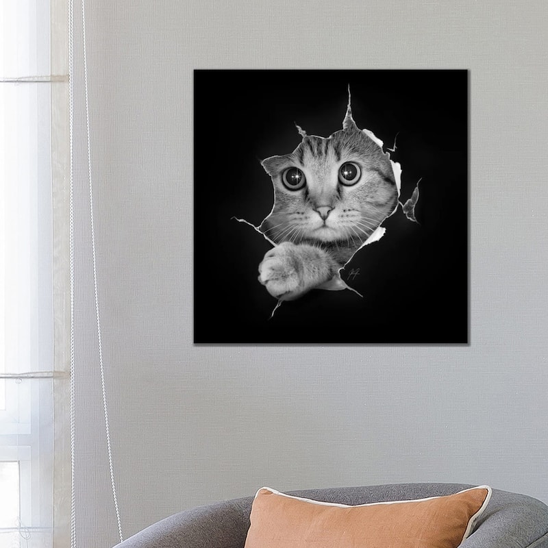 iCanvas "Just Checking" by Kathrin Federer Canvas Print - 26x26x1.5