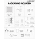 preview thumbnail 13 of 52, Thermostatic Rainfall Shower System,12 Inch 64-Color LED Mood Lighting Shower Faucet Set with 6 Body Jets