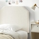 preview thumbnail 21 of 20, Tavira Allure® Boucle Dorm Headboard with Legs by DormCo