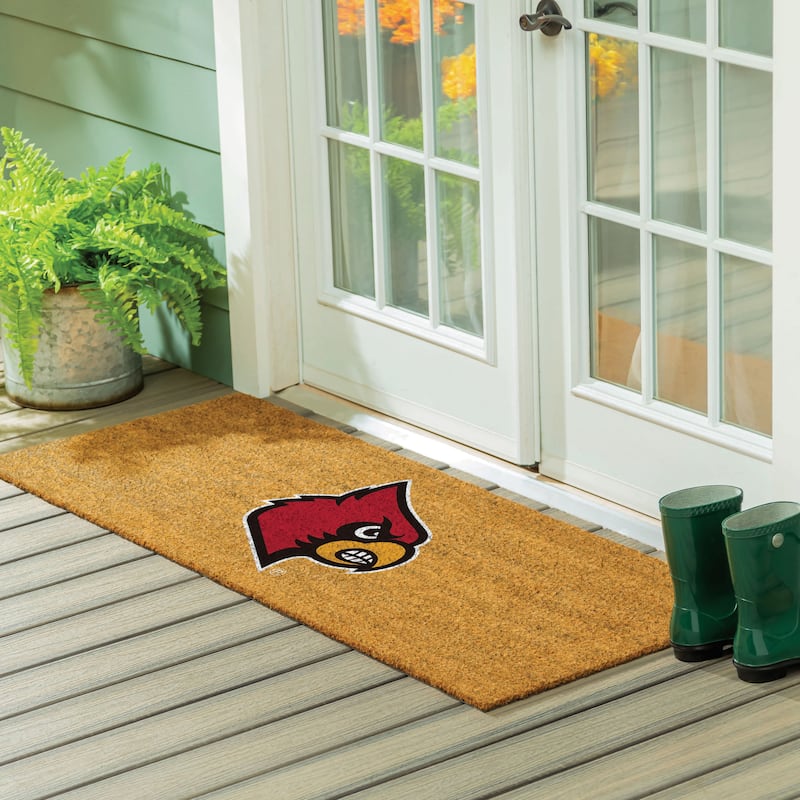 University of Louisville Full Color Indoor/Outdoor Coir Mat - 60" x 24"