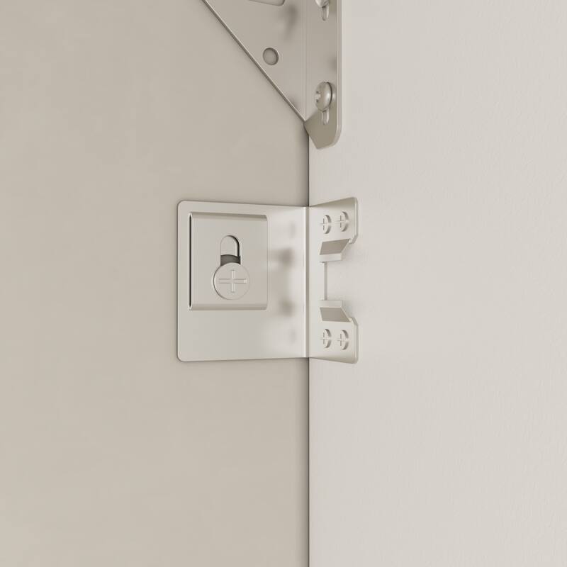 Modular White Kitchen Cabinet Set Customizable Base and Wall Cabinets Pantry Storage and DIY Countertop Design(Without desktop)