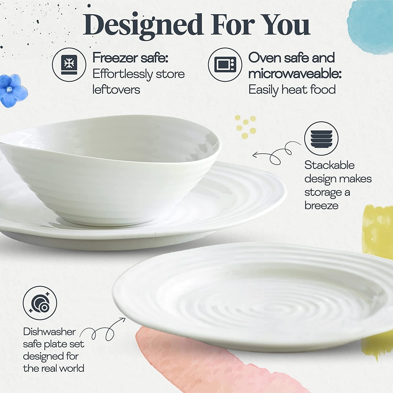 Portmeirion Sophie Conran Dinner Plates Set of 4 On Sale Bed Bath Beyond 38394838