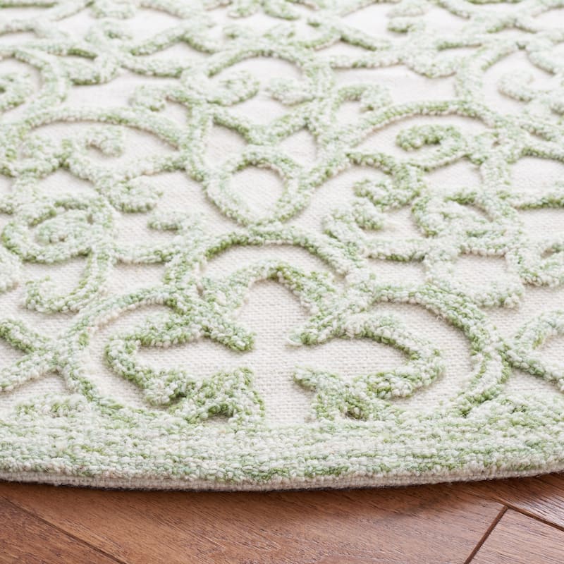 SAFAVIEH Handmade Trace Megane Modern Wool Rug