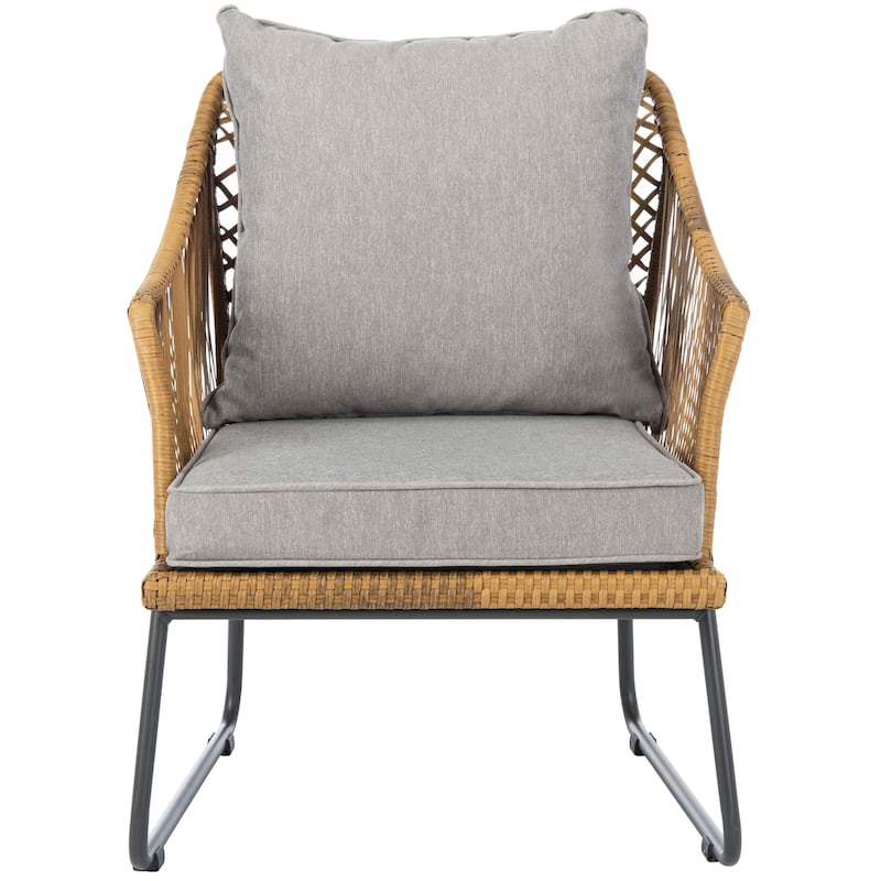 SAFAVIEH Outdoor Rihanna 3-Piece Lounge Set - 19Wx19Dx19H