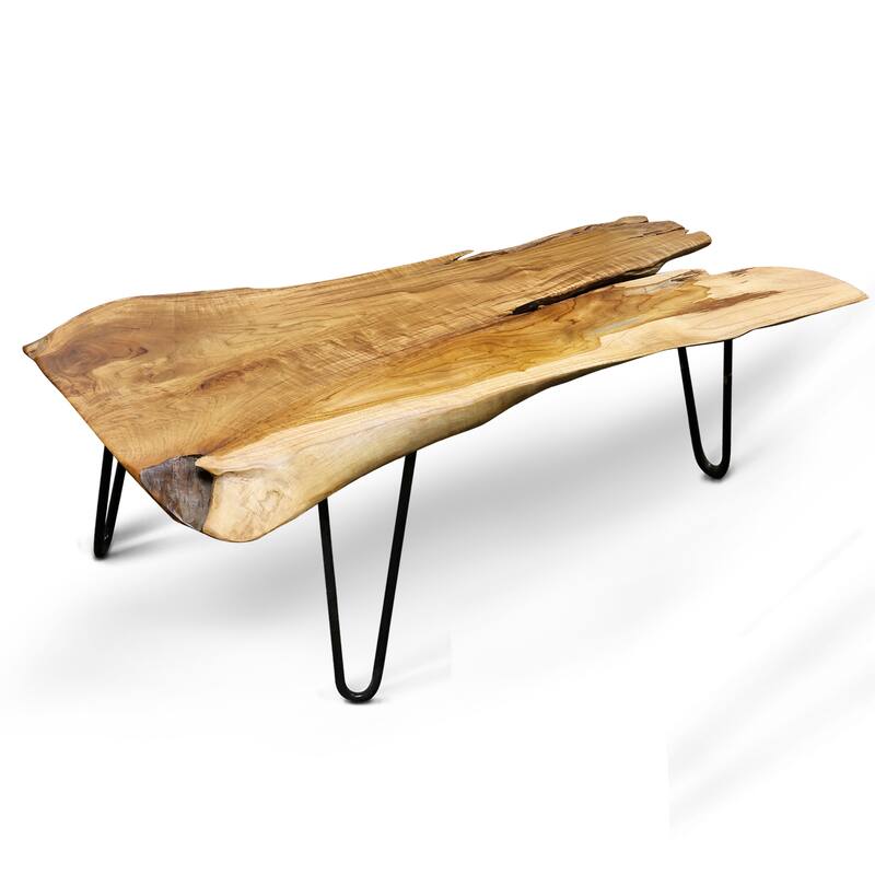 StyleCraft Badang Natural Lacquer Carving Coffee Table