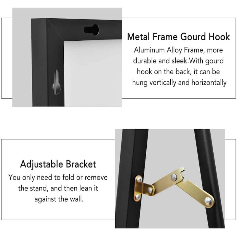 Simple Oversized Thin Aluminum Alloy Modern Full Length Mirror