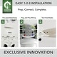 preview thumbnail 9 of 19, Hunter Gatlinburg Ceiling Fan w/ LED Light Kit, Handheld Remote - Transitional- EASY INSTALLATION