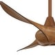 preview thumbnail 8 of 8, Minka Aire Wave 3 Blade 44 Inch Ceiling Fan No Light
