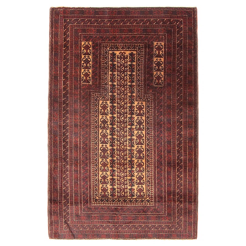 Teimani Beige Rug 2'10" x 4'9" - 2'10 x 4'9 - Beige - 2'10 x 4'9
