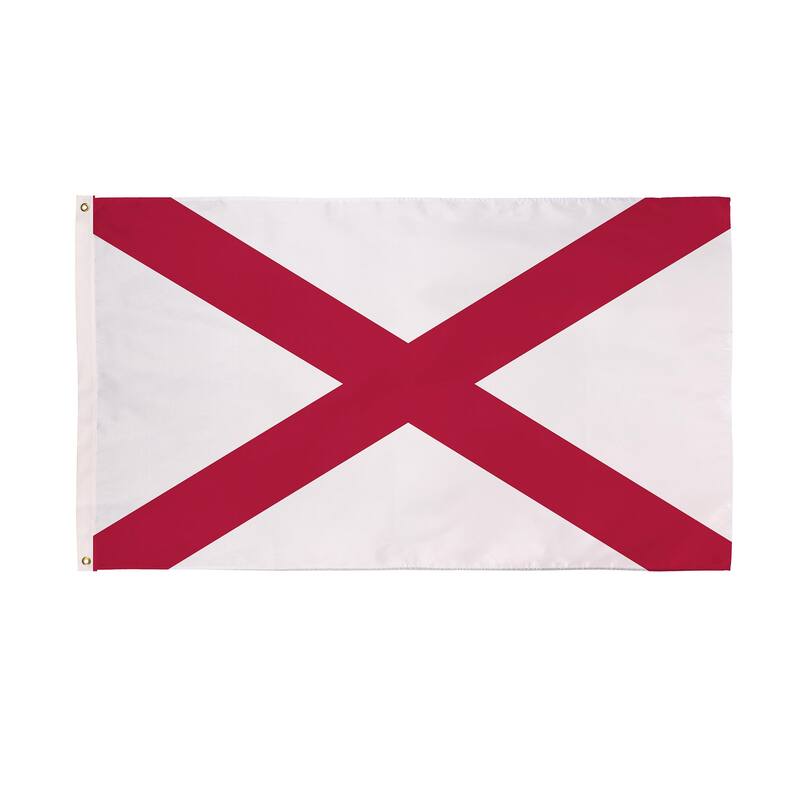State of Alabama Double Sided Estate Flag w/ 2 Grommets, 3'x5'