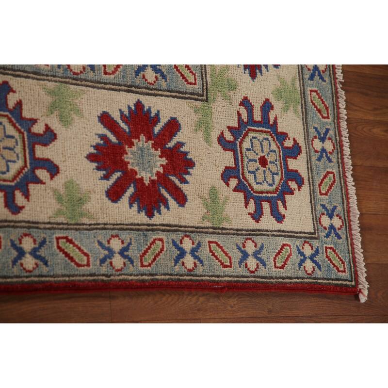 Traditional Red Kazak Area Rug Handmade Wool Carpet - 8'2" x 9'10"