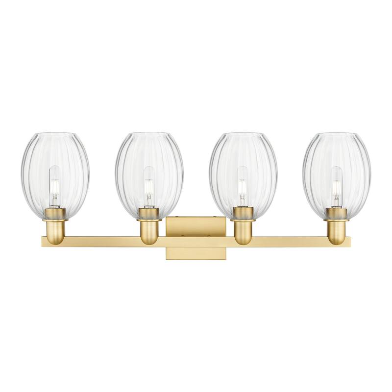 Innovations Lighting Downtown Urban - Preston - 4 Light 36" Bell Shade Bath Vanity Light