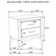 preview thumbnail 14 of 19, Watson Transitional Panel Grey Oak Bedroom Set
