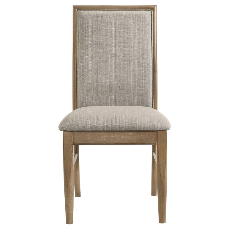 Adina Extension Dining Set Distressed Light Brown