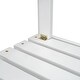 preview thumbnail 8 of 7, Twin Size Loft Bed Kids Bed with Platform Ladders and Guardrails, White
