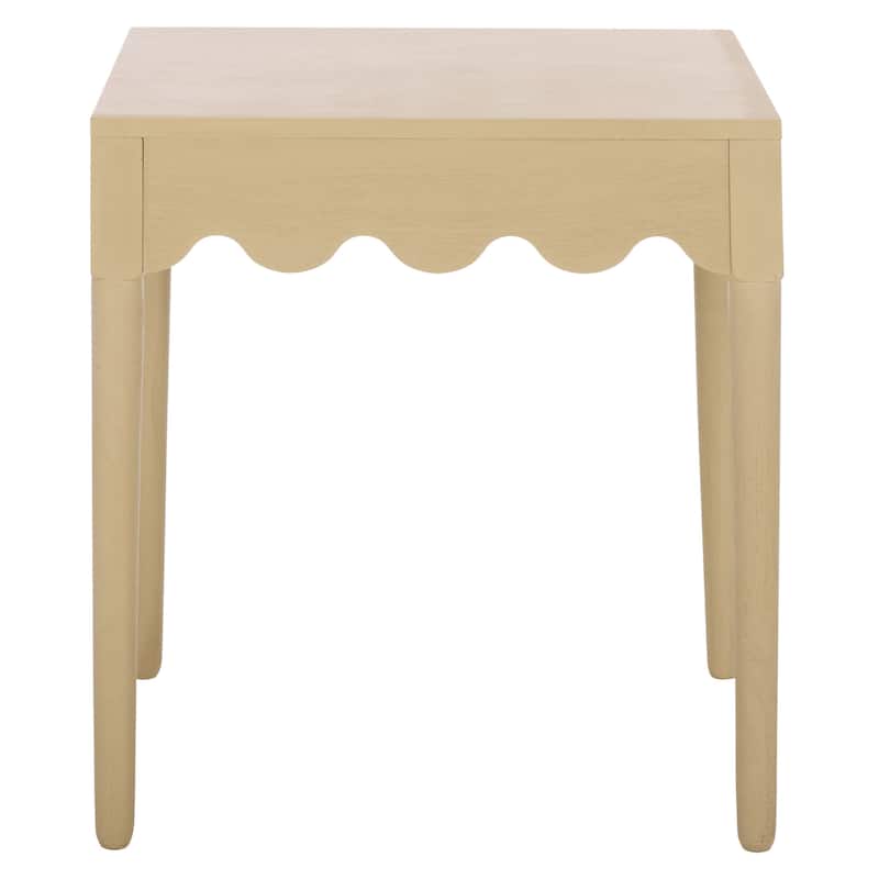 SAFAVIEH Home Neha Accent Table - 20"W x 16"D x 22"H - Natural