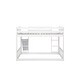 preview thumbnail 13 of 38, Floor Bunk Bed with Climbing Ramp,Ladder and Safety Guardrail,Twin Over Twin for Bedroom
