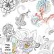 NextWall Paisley Floral Peel and Stick Removable Wallpaper - 20.5 in. W x 18 ft. L