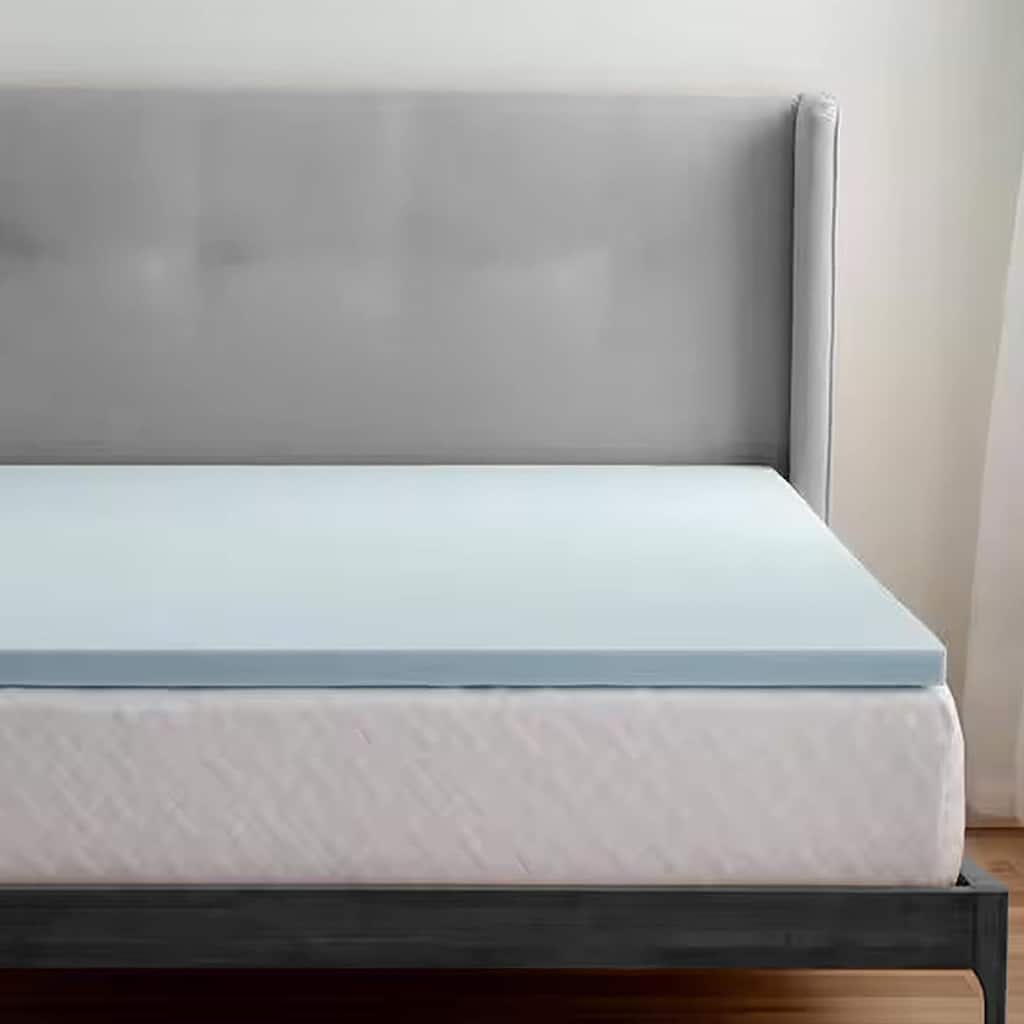 Delara 2 Inch Gel Infused Memory Foam Mattress Topper, Certipur-US Certified, High-Density Cooling & Breathable