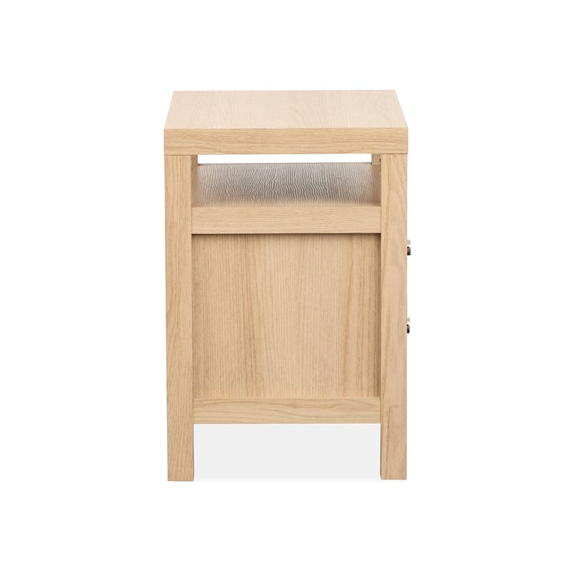 Magnussen Home Merrifield Sandstone Beige Drawer Nightstand