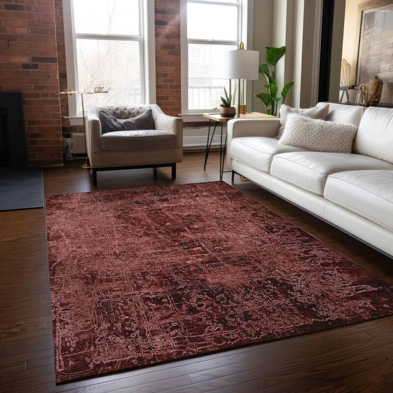 Rari Contemporary Abstract Weather Resistant Versatile Elegance Outdoor Rug