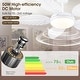 preview thumbnail 15 of 29, 52" Waterproof Indoor and Outdoor Ceiling Fans with Lights, APP and Remote Control, Dimmable Farmhouse Ceiling Fan - 52 Inches