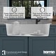 preview thumbnail 38 of 64, Karran Drop-In Quartz Composite 34 in Single Bowl Kitchen Sink with Accessories