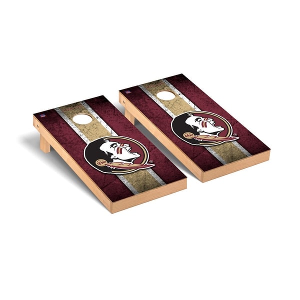 slide 2 of 5, Florida State FSU Seminoles Vintage Cornhole Board Set