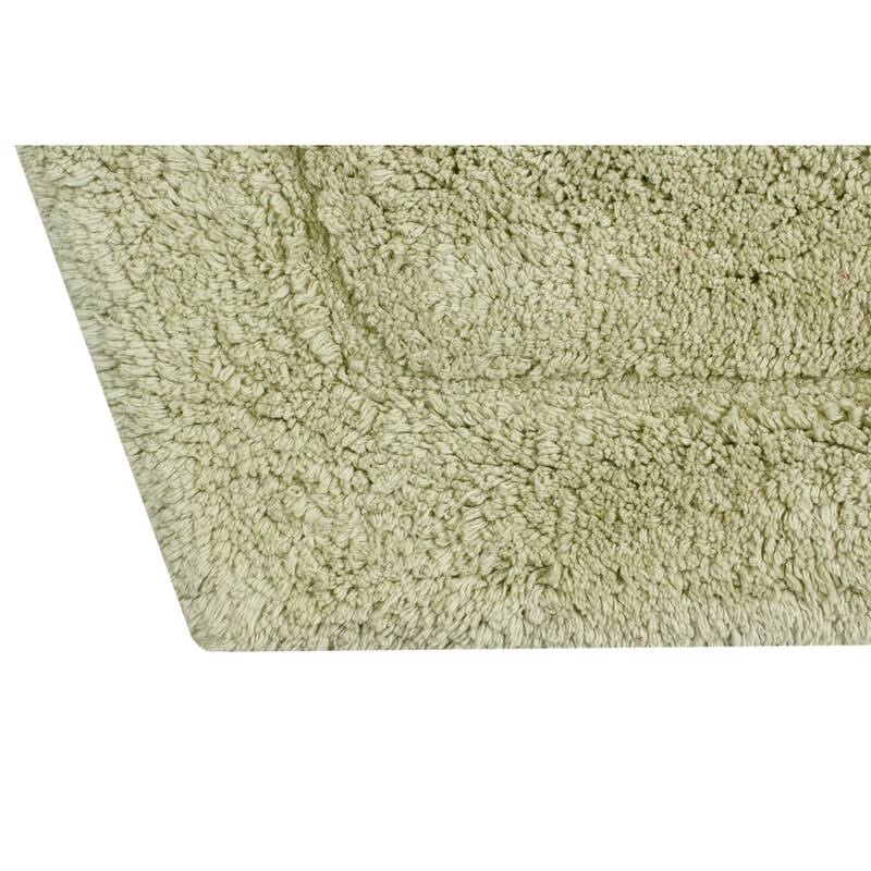 Home Weavers Waterford Collection Absorbent Cotton 3 Piece Set Machine Washable Bath Rug