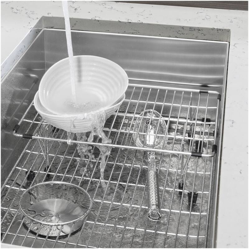 Blanco Stainless Steel Elevated Sink Grid for Quatrus Super Single - Stainless Steel