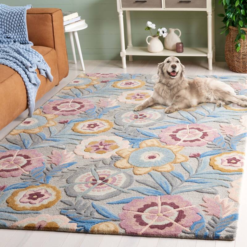 SAFAVIEH Handmade Bellagio Jozsefne Modern & Contemporary Wool Rug
