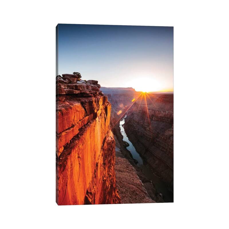 iCanvas "Sunrise, Toroweap Point, North Rim, Grand Canyon National Park, Arizona, USA" by Matteo Colombo Canvas Print