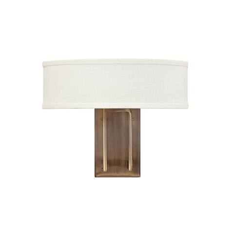 Hinkley Lighting 2 Light Wall Washer Wall Sconce from the Hampton