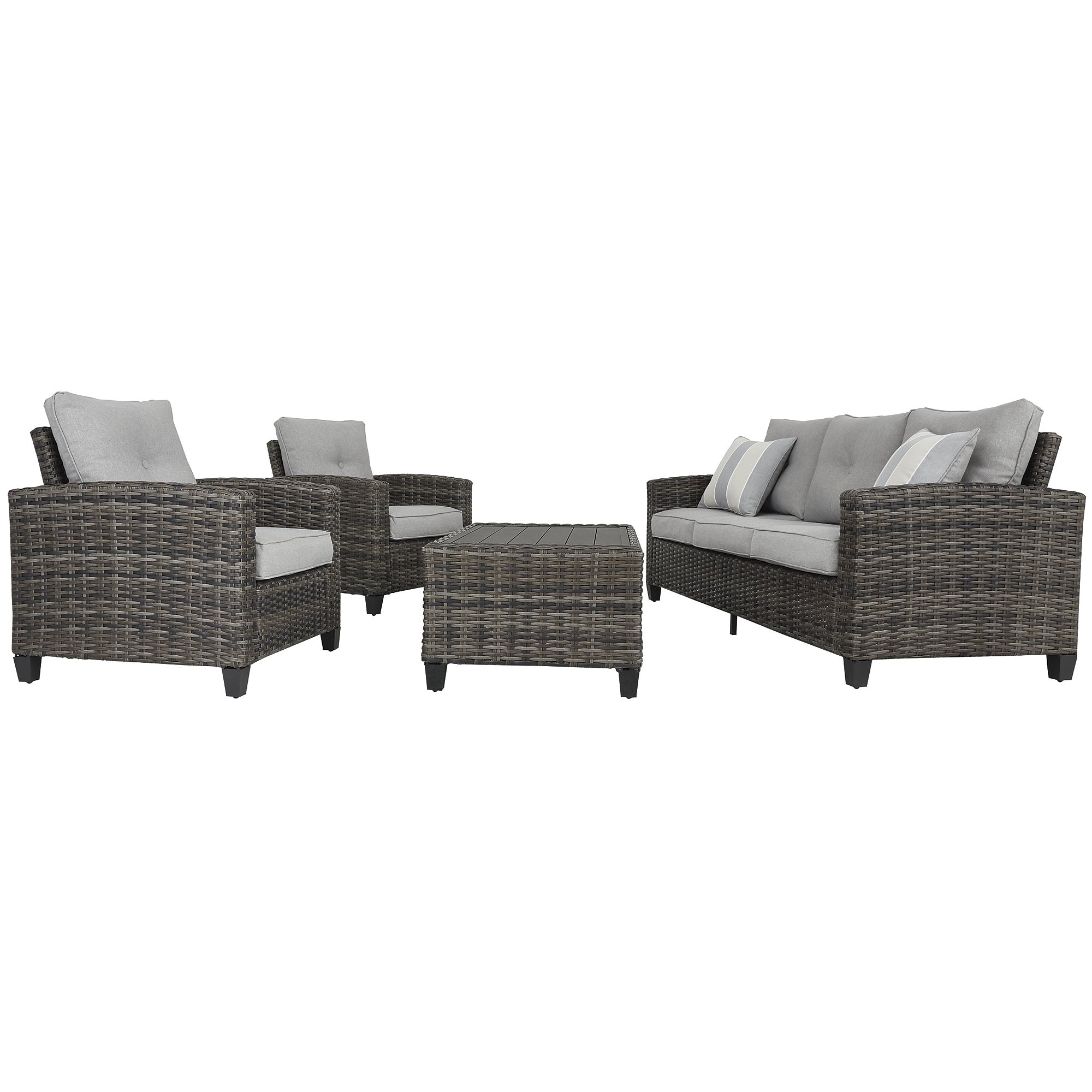 Signature Design by Ashley Cloverbrooke 4-Piece Outdoor