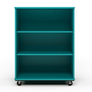 Tot Mate Open Single Sided Mobile Storage Locker, Write-on Wipe-off Markerboard Back, 48H