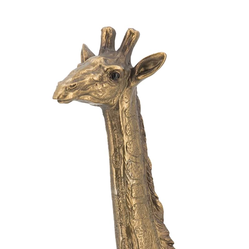 Small Giraffe Statue - 11.25" - Gold