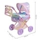 preview thumbnail 4 of 7, Olivia's Little World - Magical Dreamland Baby Doll Deluxe Stroller - Iridescent Color