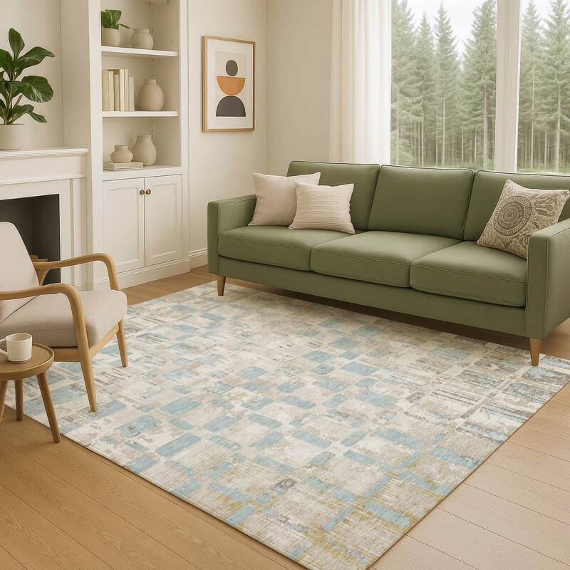 Machine Washable Indoor/ Outdoor Casual Foxfield Chantille Rug