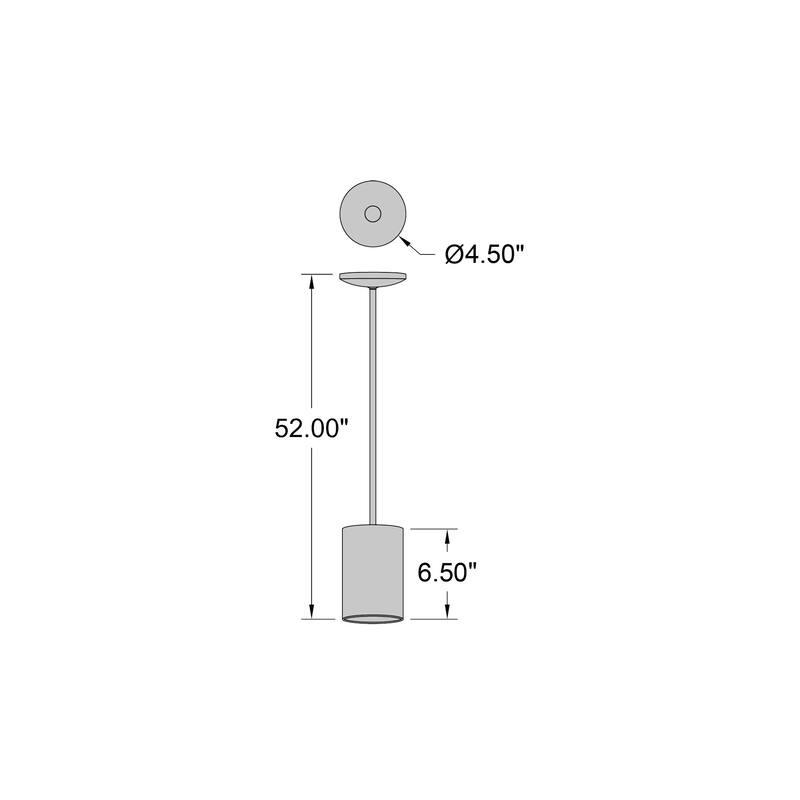 Access Lighting Pilson Small Pendant - Rigid Stem